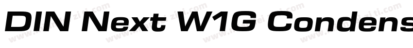 DIN Next W1G Condensed Bold字体转换
